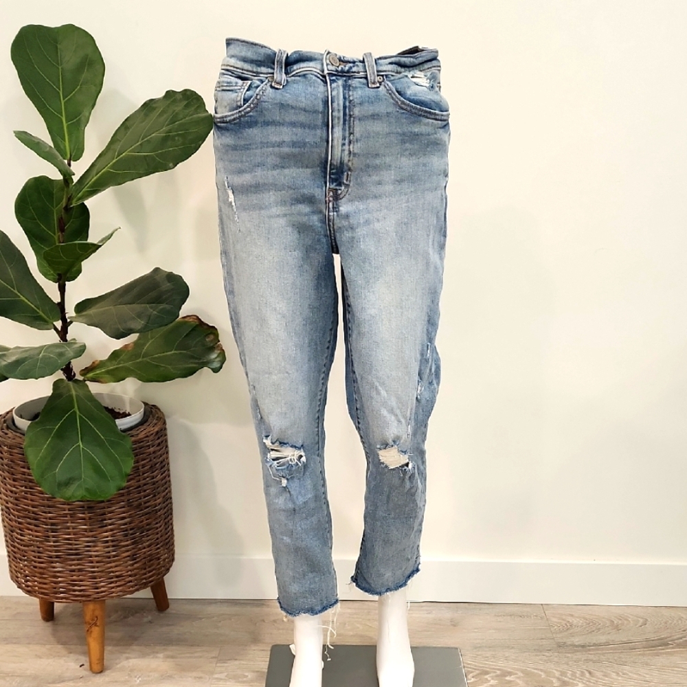 Eunina Light Blue Boyfriend Jeans
